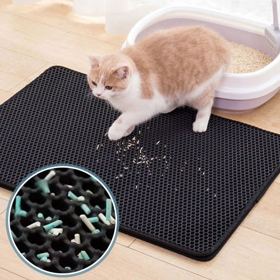 Tapis chat litière