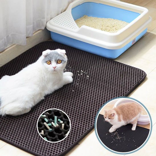 Tapis chat litière