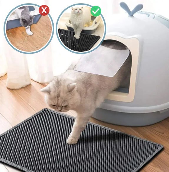 Tapis chat litière